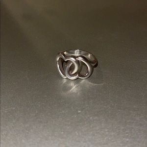 James Avery Linked Hearts Ring